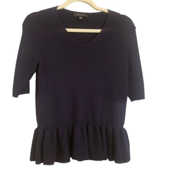 Ann Taylor short sleeve sweater top size S - Picture 1 of 8